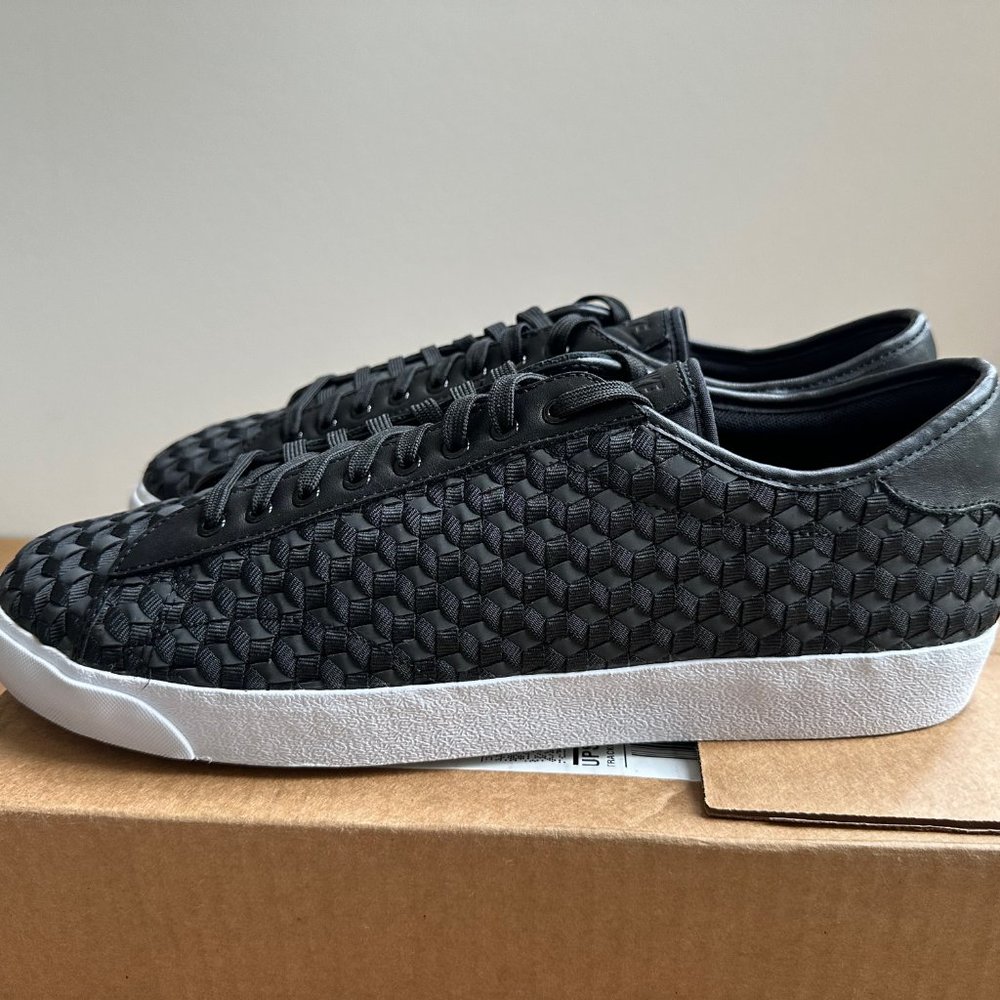 Nike Tennis Classic AC Woven (724976-002) Shoes - Black/Black-White - Sz 14 - Picture 2 of 10